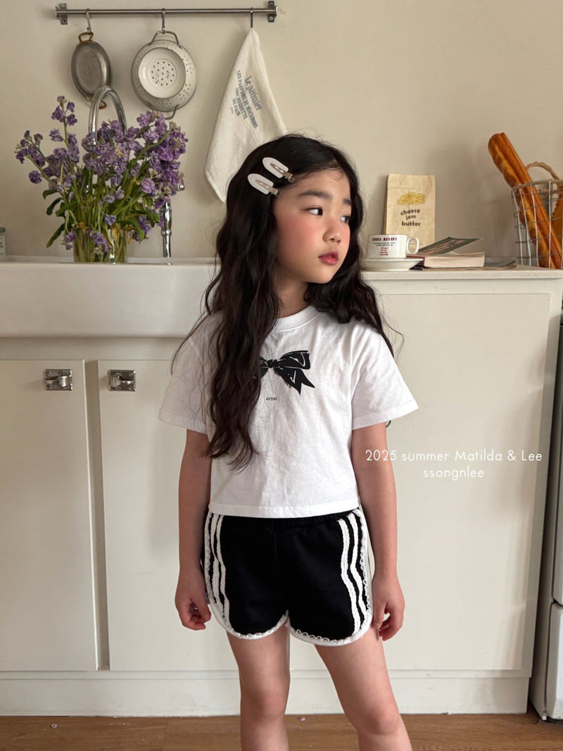 Matilda & Lee - Korean Children Fashion - #fashionkids - Lace Wrap Shorts - 12