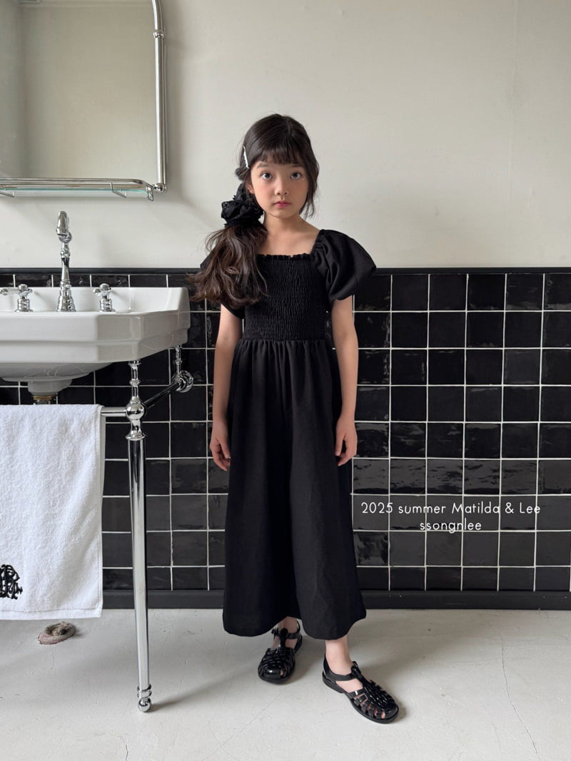 Matilda & Lee - Korean Children Fashion - #fashionkids - Shirred Jumpsuit - 10