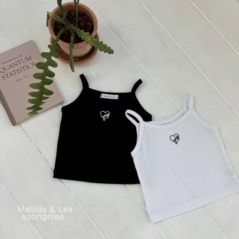 Matilda & Lee - Korean Children Fashion - #kidsshorts - Heart String Sleeveless