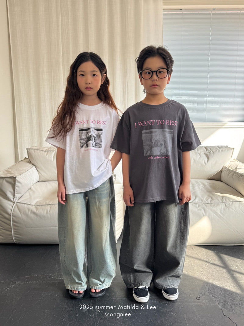 Matilda & Lee - Korean Children Fashion - #kidsshorts - Slow Life Tee - 11