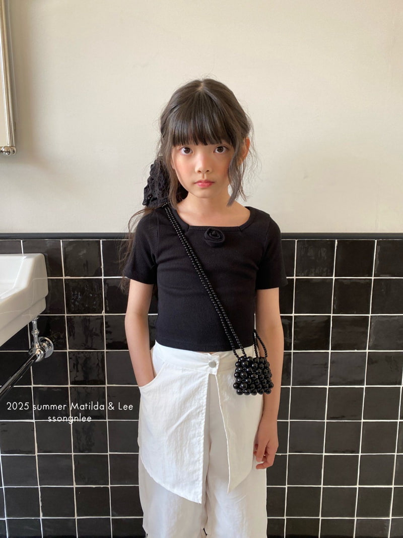 Matilda & Lee - Korean Children Fashion - #kidsshorts - Rosie Crop Tee - 7