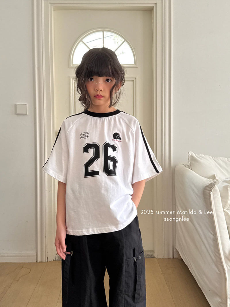 Matilda & Lee - Korean Children Fashion - #kidsshorts - Two Line 26 Tee
