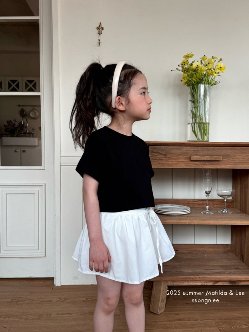 Matilda & Lee - Korean Children Fashion - #kidsshorts - Simple Ribbon Skirt - 9