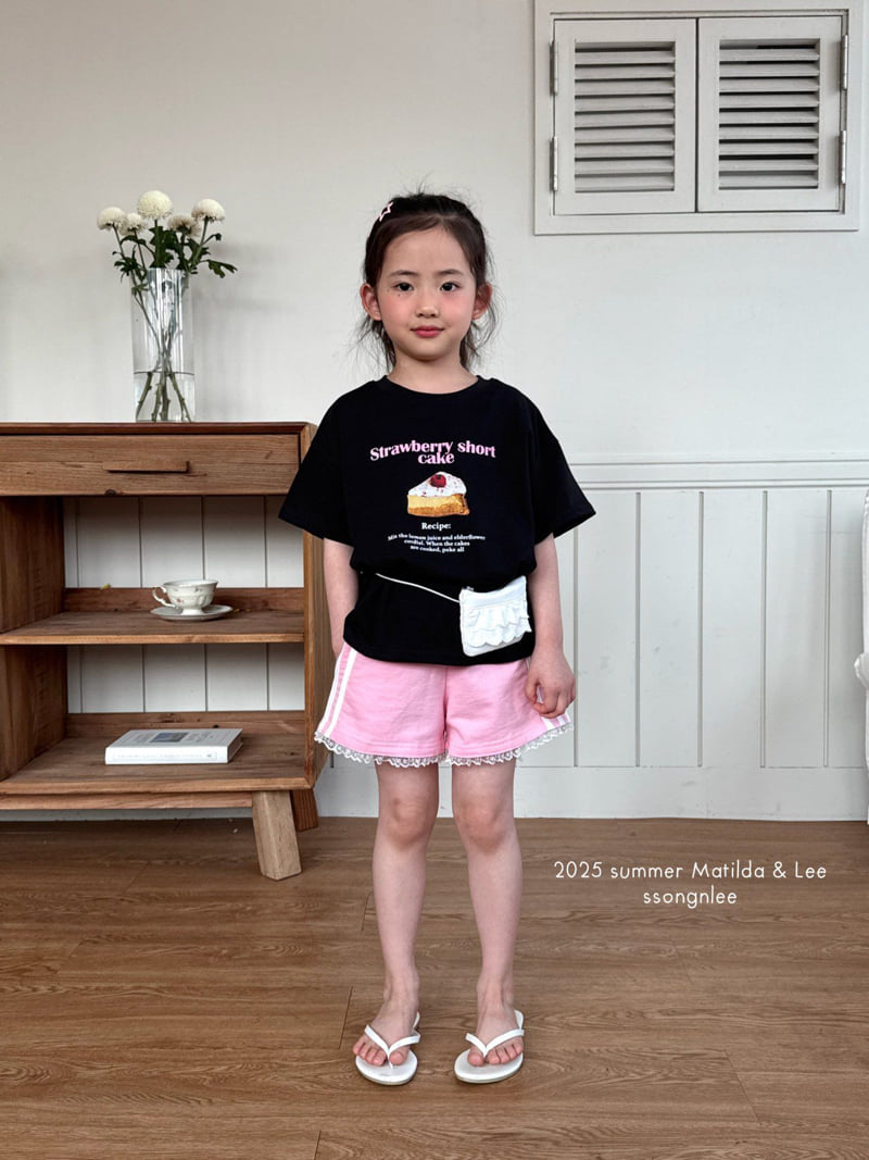 Matilda & Lee - Korean Children Fashion - #kidsshorts - Strawberry Tee - 5