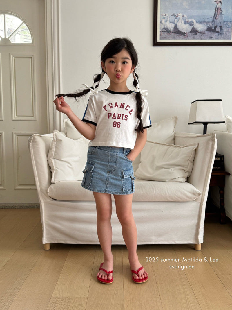 Matilda & Lee - Korean Children Fashion - #kidsshorts - Paris Retro Tee - 3