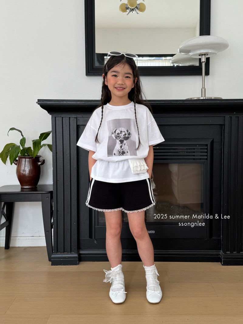 Matilda & Lee - Korean Children Fashion - #kidsshorts - Heart Dalmatian Tee - 10