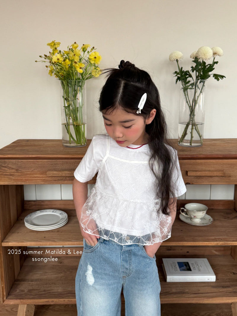 Matilda & Lee - Korean Children Fashion - #kidsshorts - Ribbon Bustier - 7