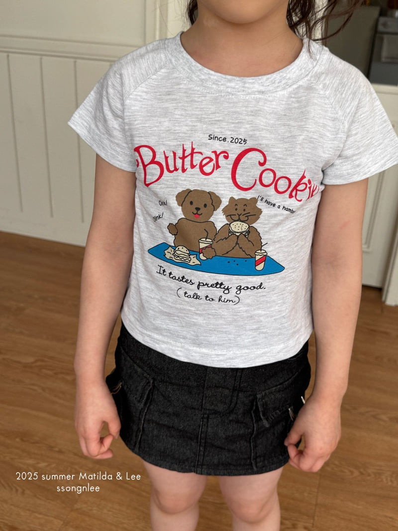 Matilda & Lee - Korean Children Fashion - #kidsshorts - Butter Cookie Tee - 6