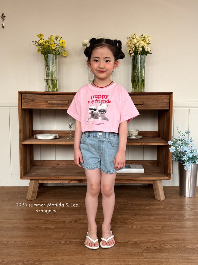 Matilda & Lee - Korean Children Fashion - #fashionkids - Puppy Friends Tee - 4