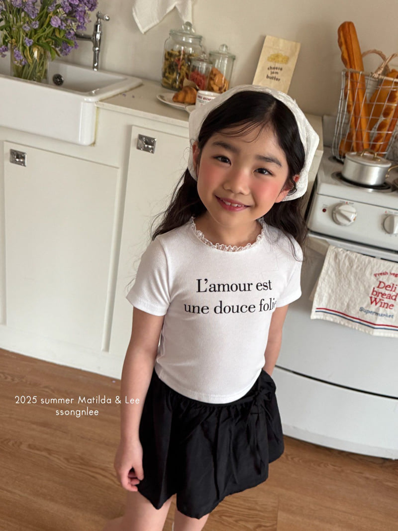 Matilda & Lee - Korean Children Fashion - #kidsshorts - Romantic Lace Tee - 3