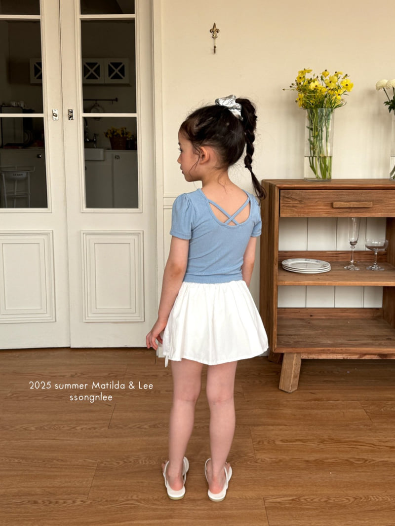 Matilda & Lee - Korean Children Fashion - #kidsshorts - Chouchou Ruffle Tee