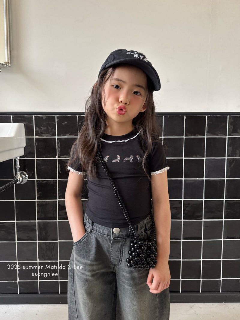 Matilda & Lee - Korean Children Fashion - #fashionkids - Lacy Hunt Tee - 4