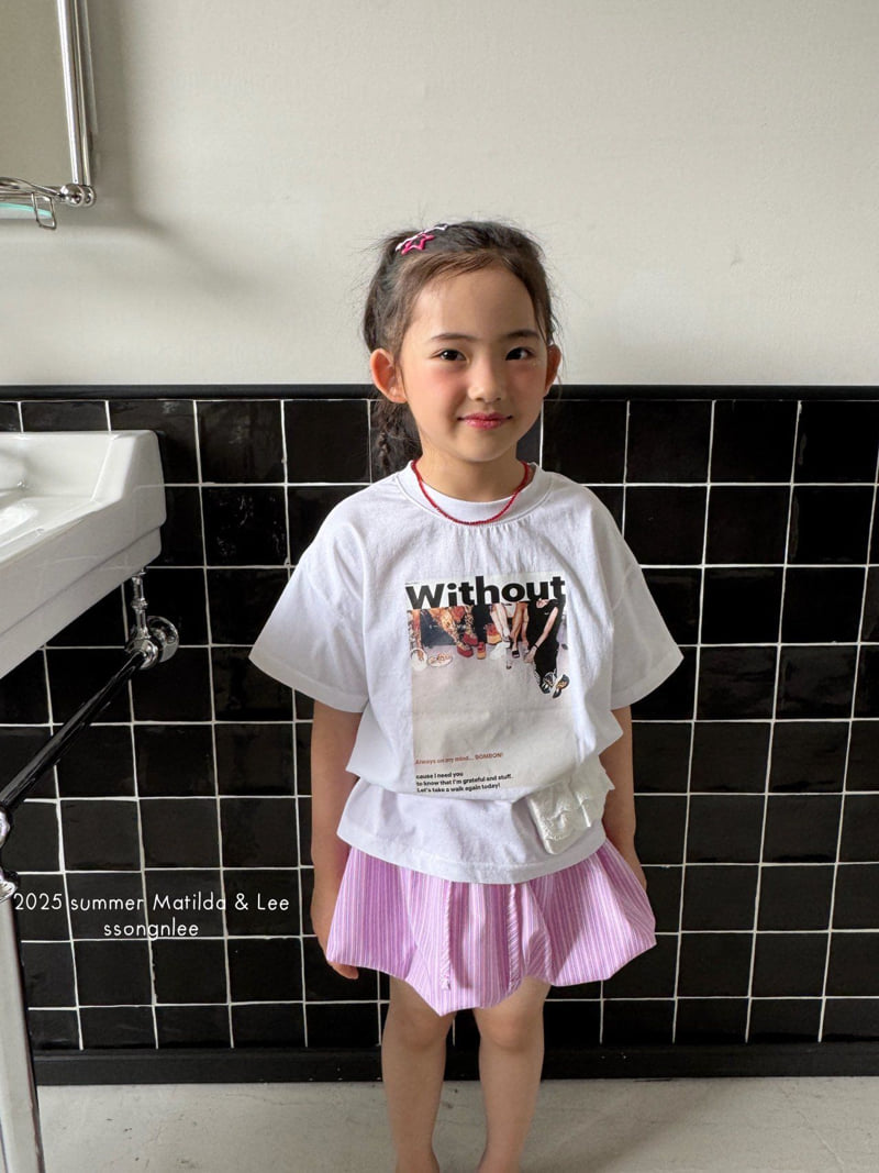 Matilda & Lee - Korean Children Fashion - #kidsshorts - Striped Balloon Skirt - 12