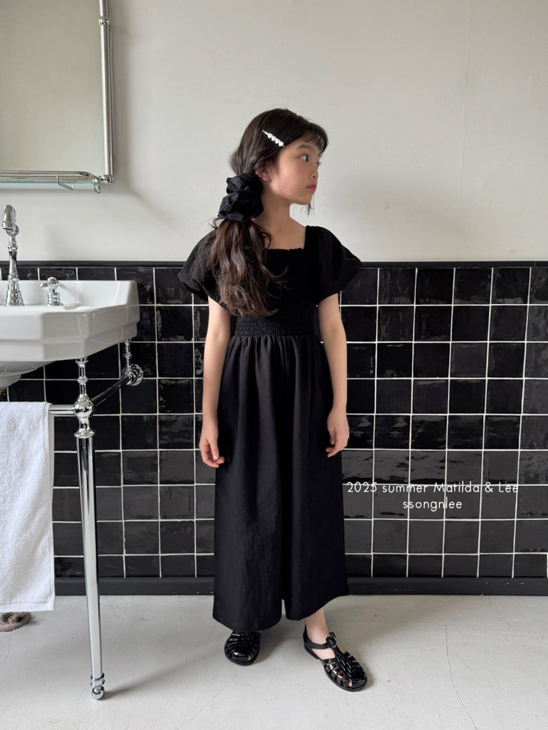 Matilda & Lee - Korean Children Fashion - #kidsshorts - Shirred Jumpsuit - 11