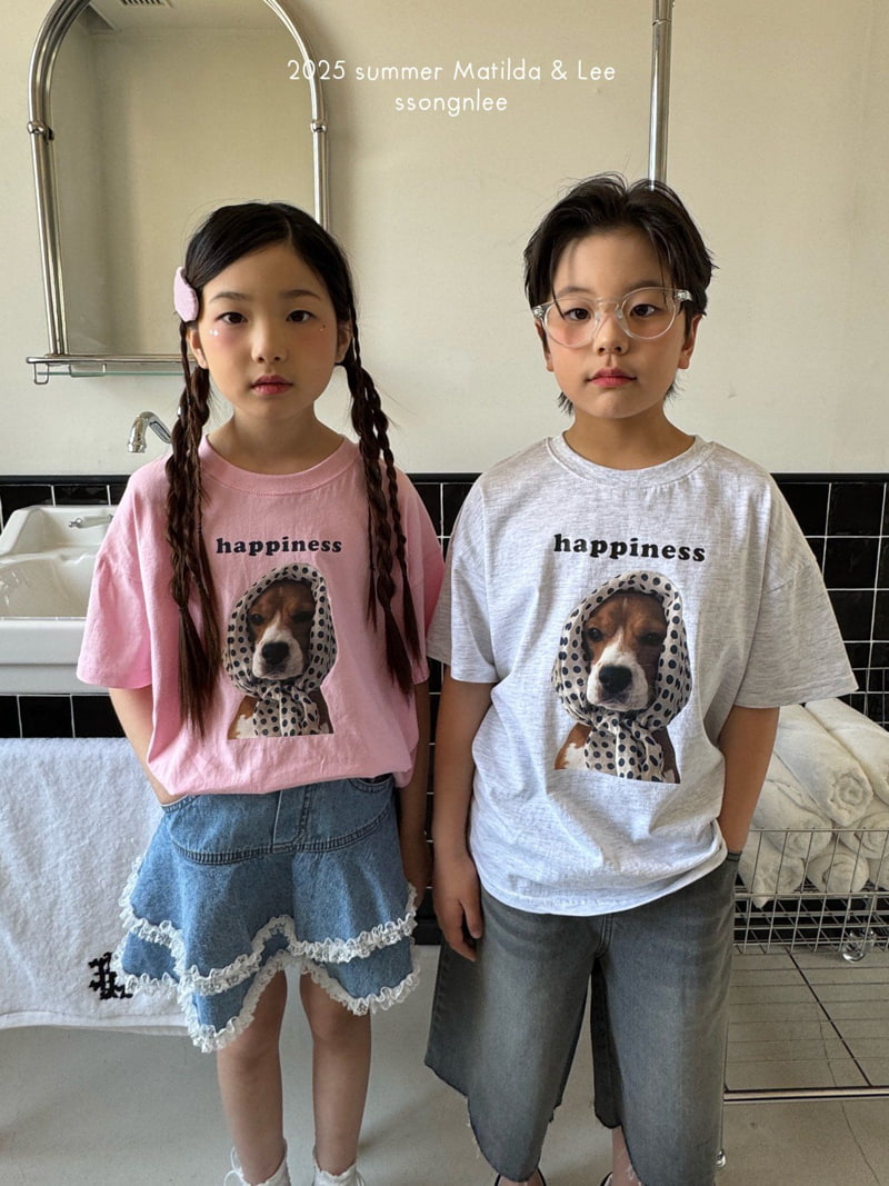 Matilda & Lee - Korean Children Fashion - #kidsstore - Happy Dog Tee