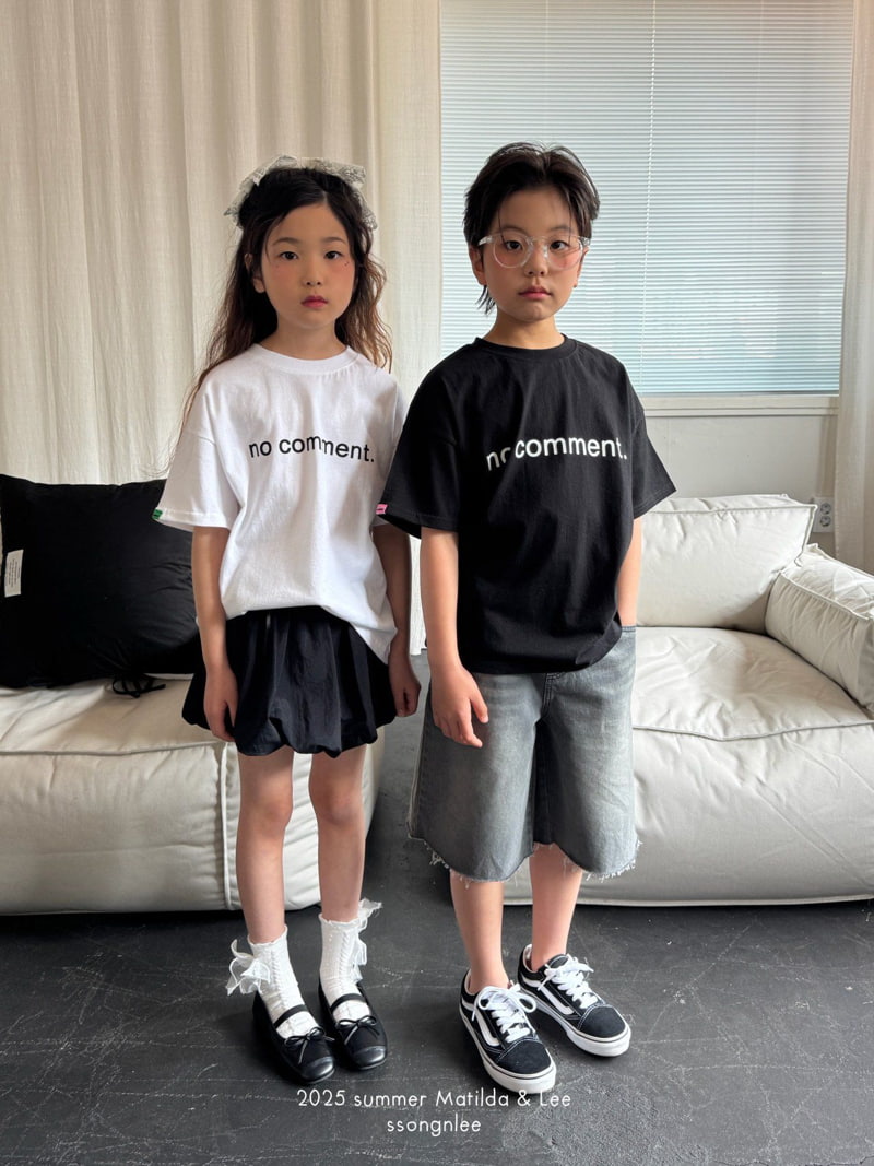 Matilda & Lee - Korean Children Fashion - #kidsstore - No Comment Tee - 9