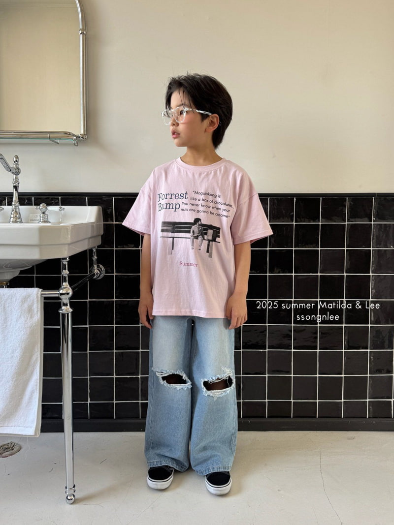 Matilda & Lee - Korean Children Fashion - #kidsstore - Broken Jeans - 8