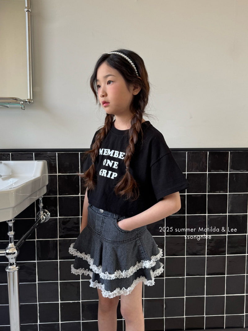 Matilda & Lee - Korean Children Fashion - #kidsstore - Member Crop Tee - 7
