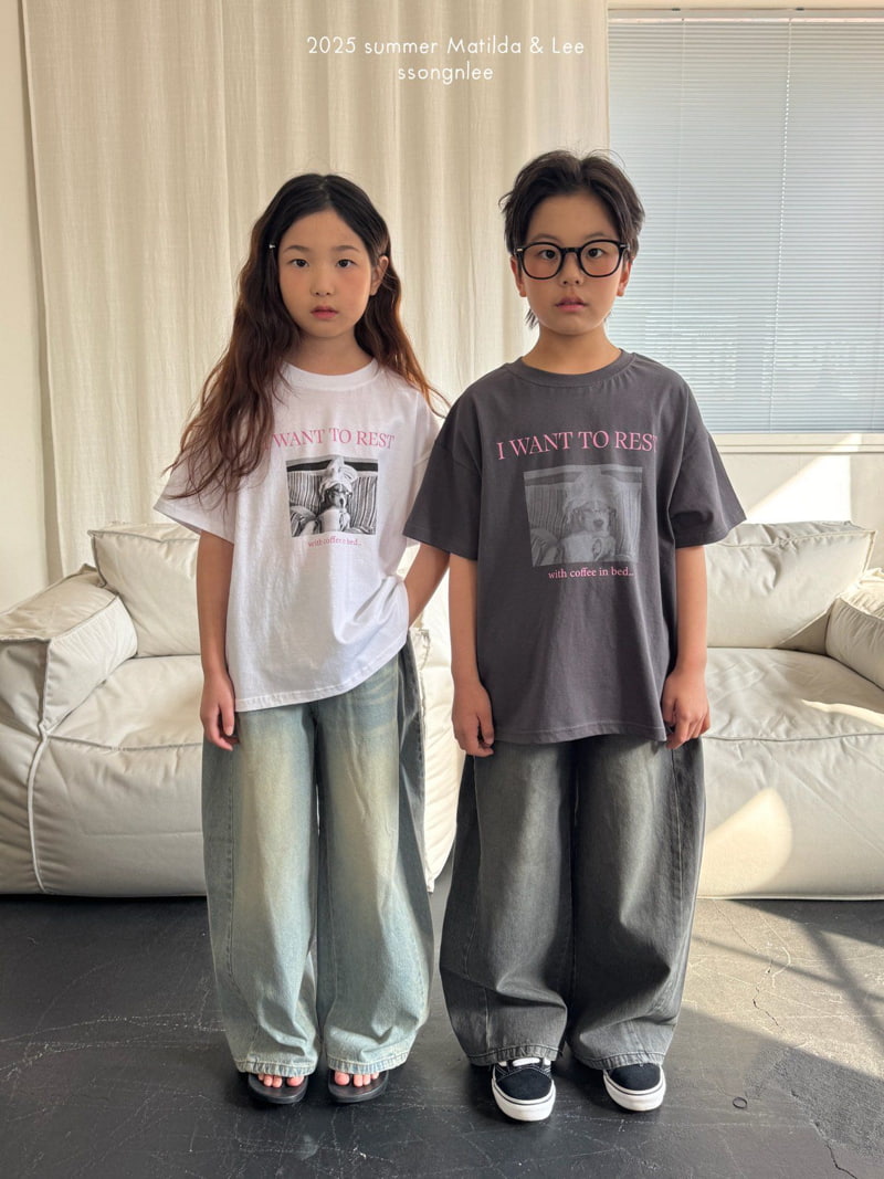 Matilda & Lee - Korean Children Fashion - #kidsstore - Slow Life Tee - 12