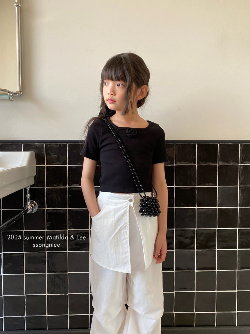 Matilda & Lee - Korean Children Fashion - #kidsstore - Rosie Crop Tee - 8