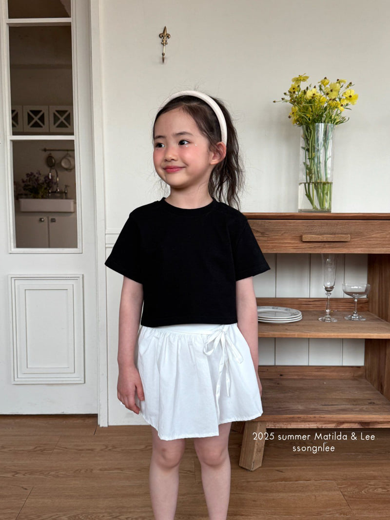 Matilda & Lee - Korean Children Fashion - #kidsstore - Simple Ribbon Skirt - 10
