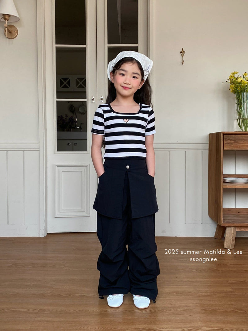 Matilda & Lee - Korean Children Fashion - #kidsstore - Heart Hole Tee - 5