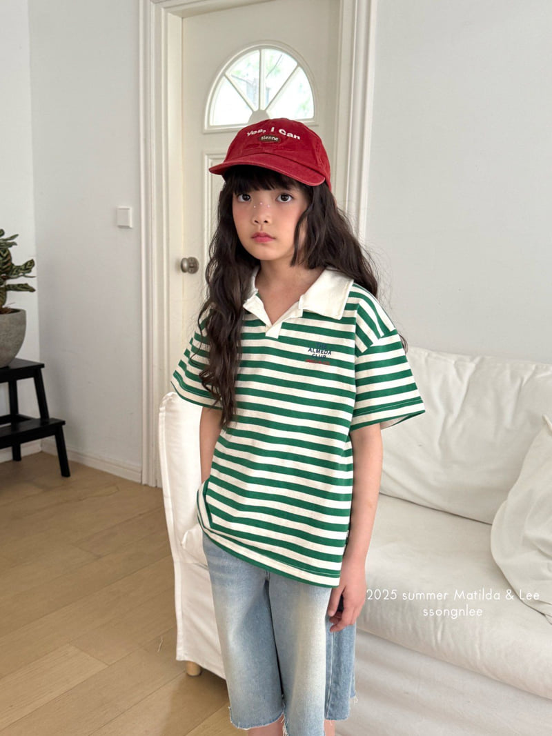 Matilda & Lee - Korean Children Fashion - #kidsstore - Almeda Collar Tee - 10