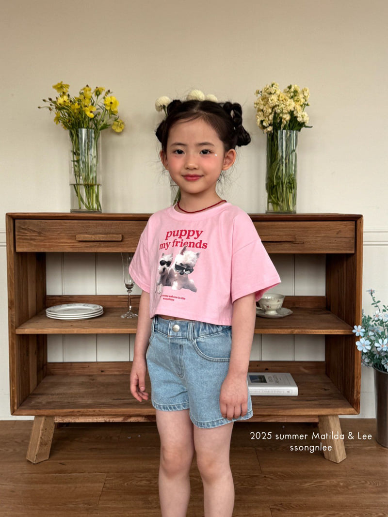 Matilda & Lee - Korean Children Fashion - #kidsstore - Puppy Friends Tee - 5