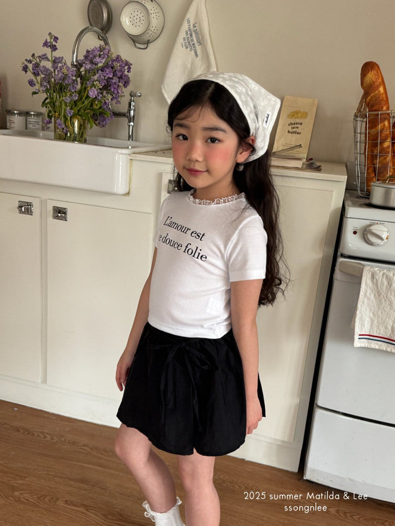 Matilda & Lee - Korean Children Fashion - #kidsshorts - Romantic Lace Tee - 4