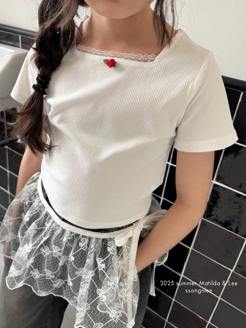 Matilda & Lee - Korean Children Fashion - #kidsstore - Mini Rose Tee