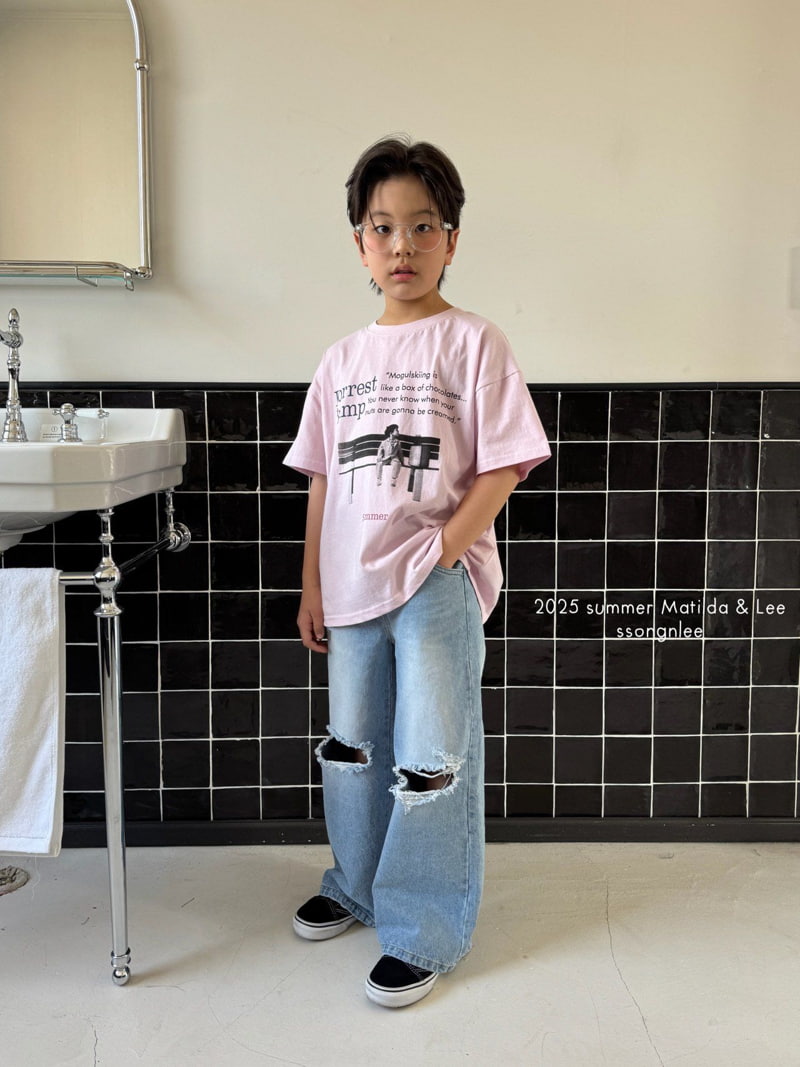 Matilda & Lee - Korean Children Fashion - #kidzfashiontrend - Broken Jeans - 9
