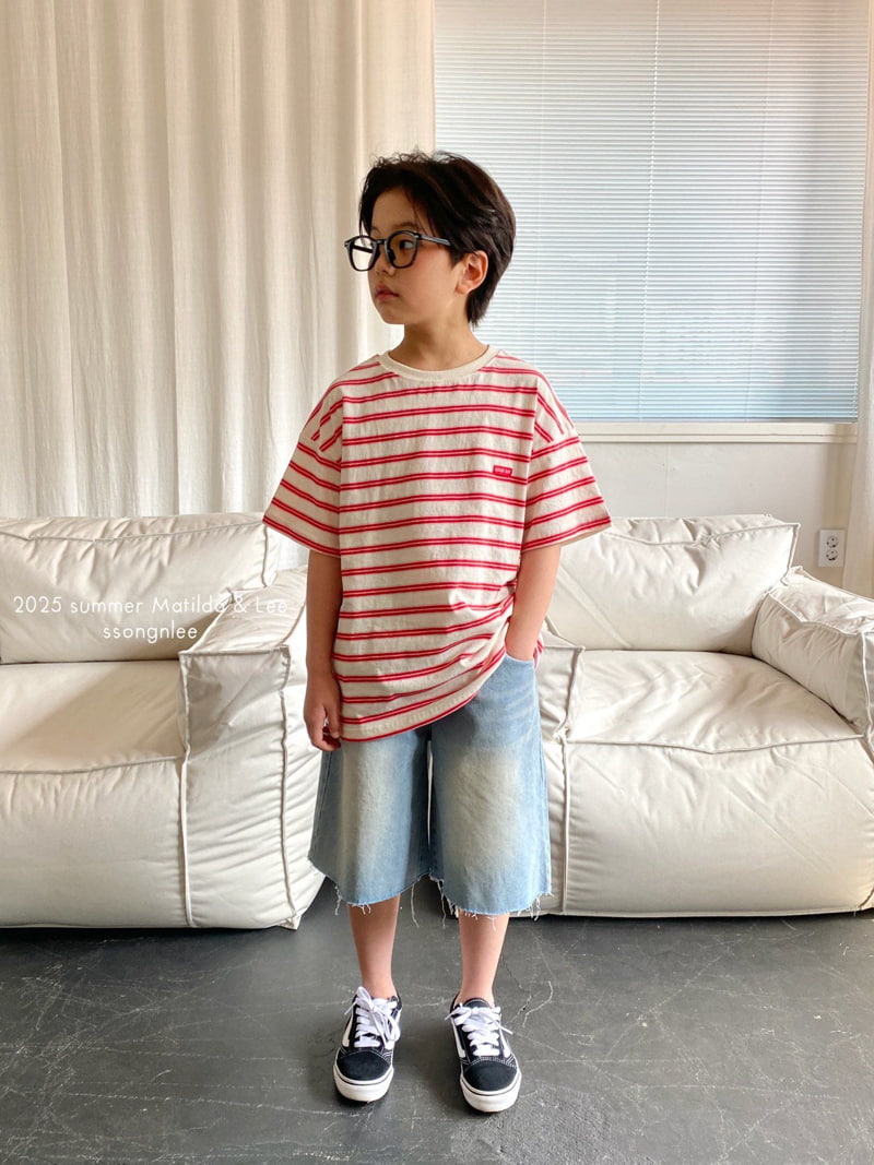 Matilda & Lee - Korean Children Fashion - #kidzfashiontrend - Good Day Stripe Tee - 5