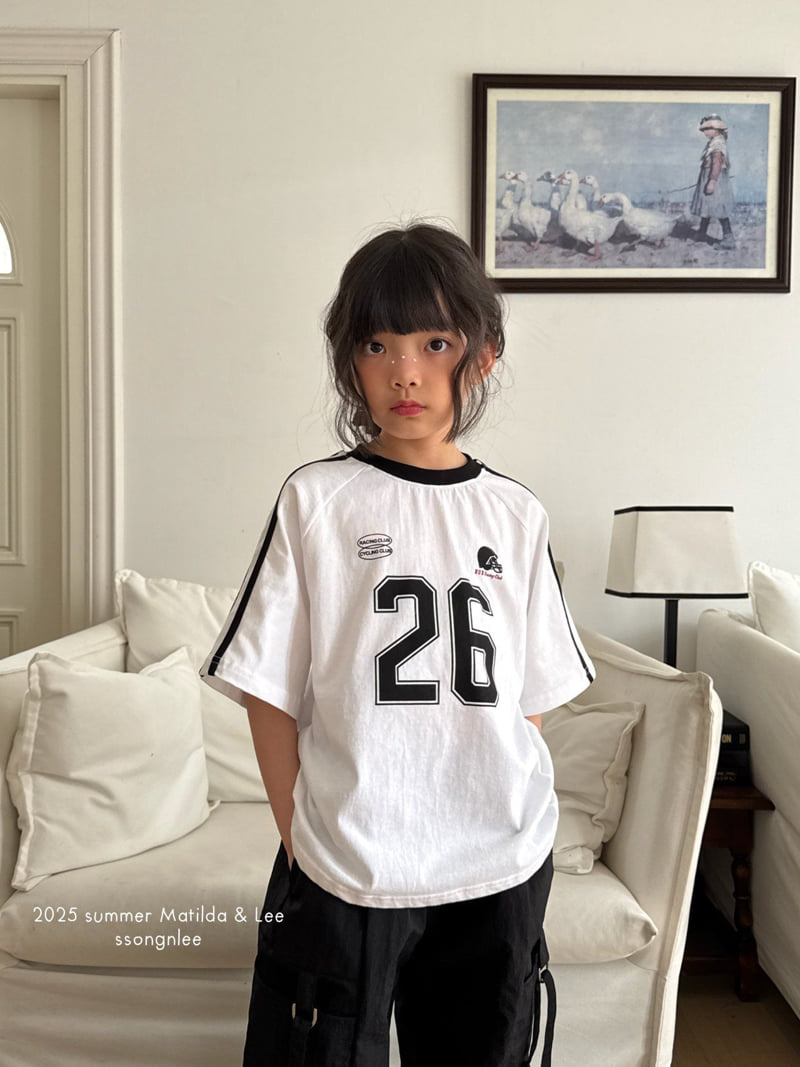 Matilda & Lee - Korean Children Fashion - #kidzfashiontrend - Two Line 26 Tee - 3