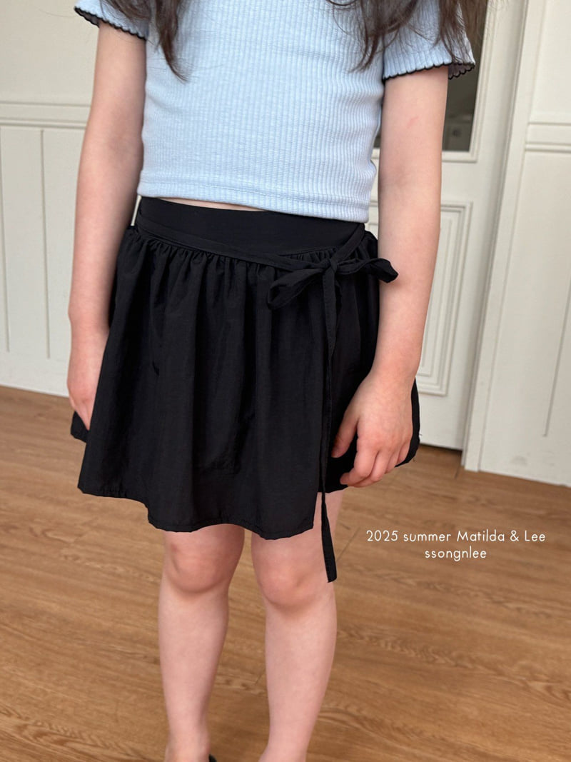 Matilda & Lee - Korean Children Fashion - #kidzfashiontrend - Simple Ribbon Skirt - 11
