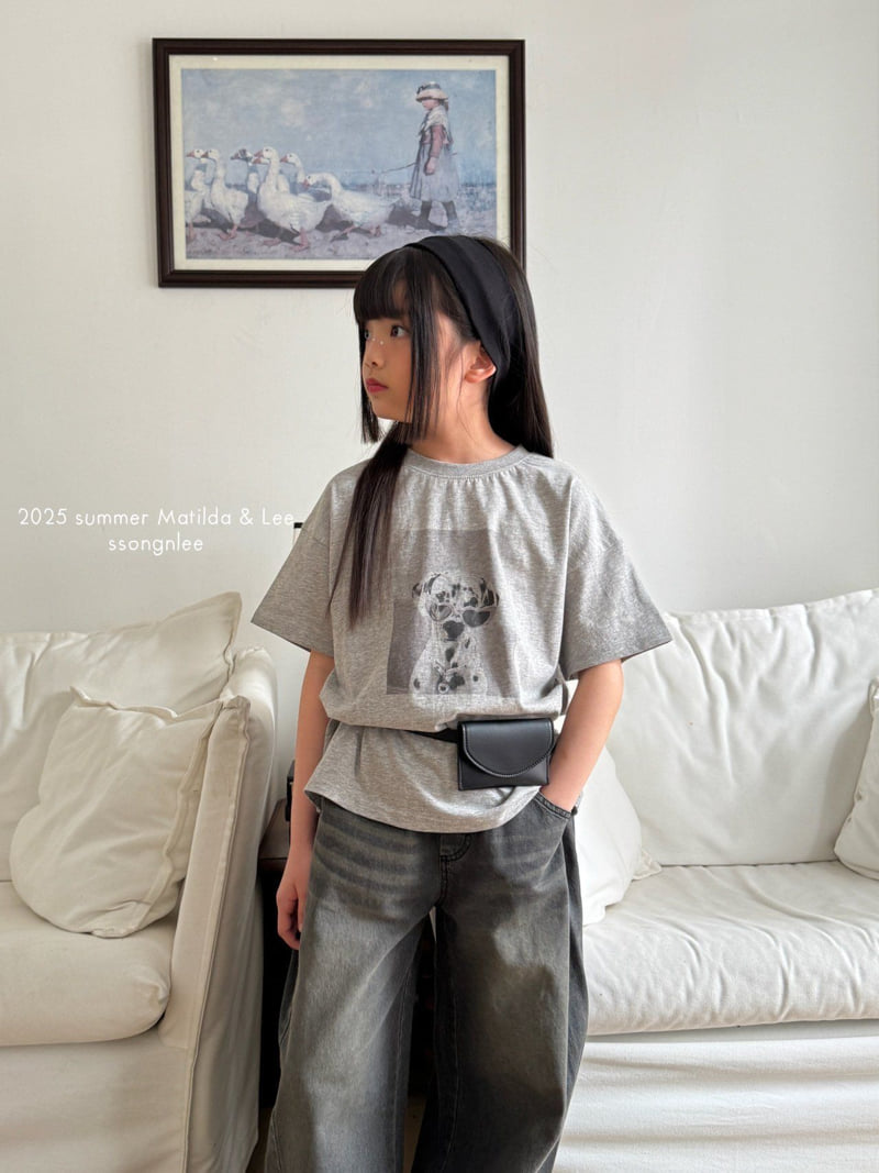 Matilda & Lee - Korean Children Fashion - #kidzfashiontrend - Heart Dalmatian Tee - 12