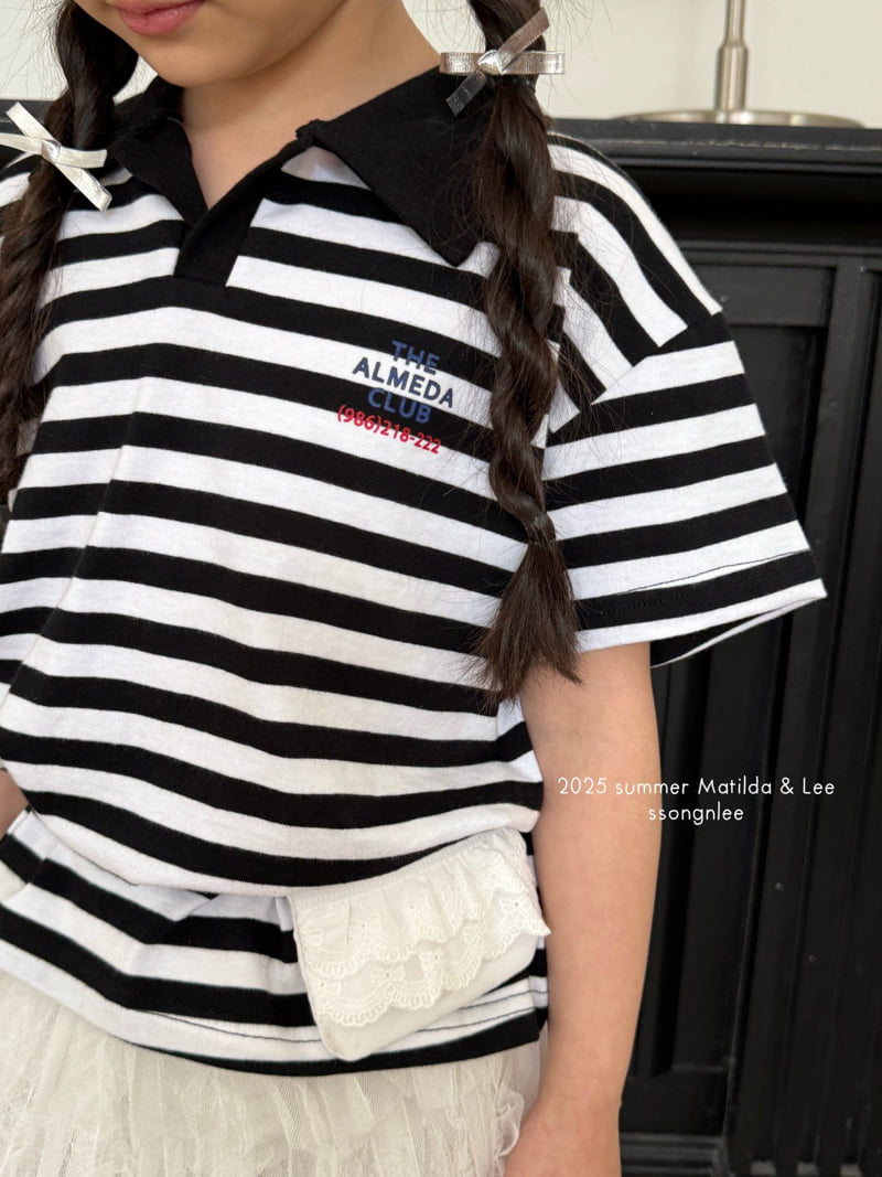 Matilda & Lee - Korean Children Fashion - #kidzfashiontrend - Almeda Collar Tee - 11