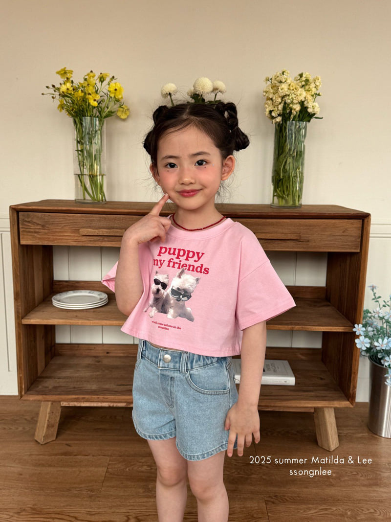 Matilda & Lee - Korean Children Fashion - #kidzfashiontrend - Puppy Friends Tee - 6