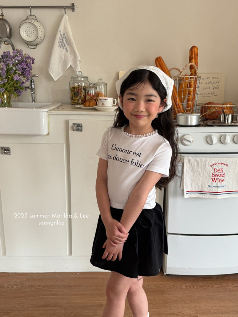 Matilda & Lee - Korean Children Fashion - #kidzfashiontrend - Romantic Lace Tee - 5