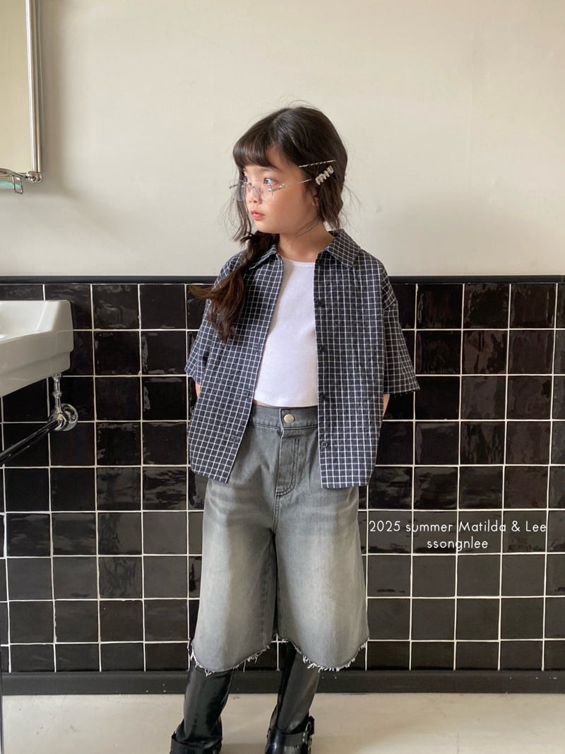 Matilda & Lee - Korean Children Fashion - #kidzfashiontrend - Light Check Shirt - 10