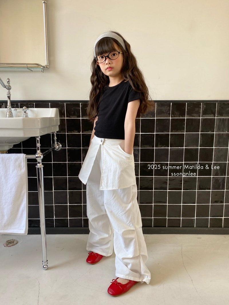 Matilda & Lee - Korean Children Fashion - #littlefashionista - Line Crop Tee - 3