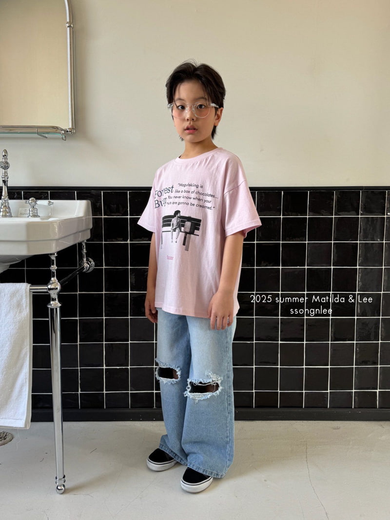 Matilda & Lee - Korean Children Fashion - #littlefashionista - Broken Jeans - 11