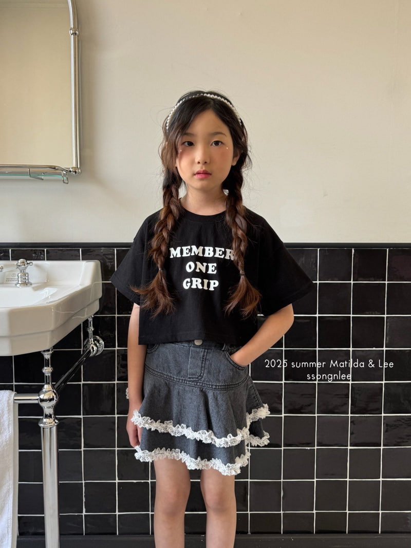 Matilda & Lee - Korean Children Fashion - #littlefashionista - Member Crop Tee - 10