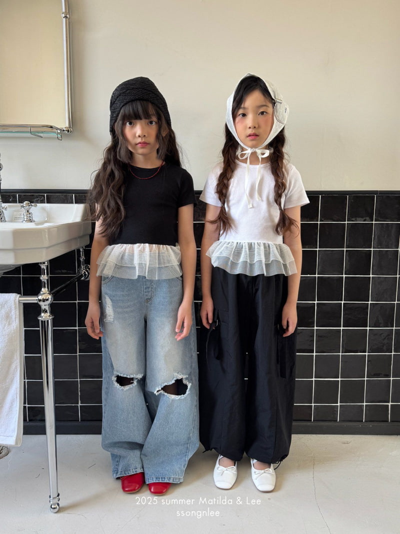 Matilda & Lee - Korean Children Fashion - #littlefashionista - Flow Crop Tee - 5