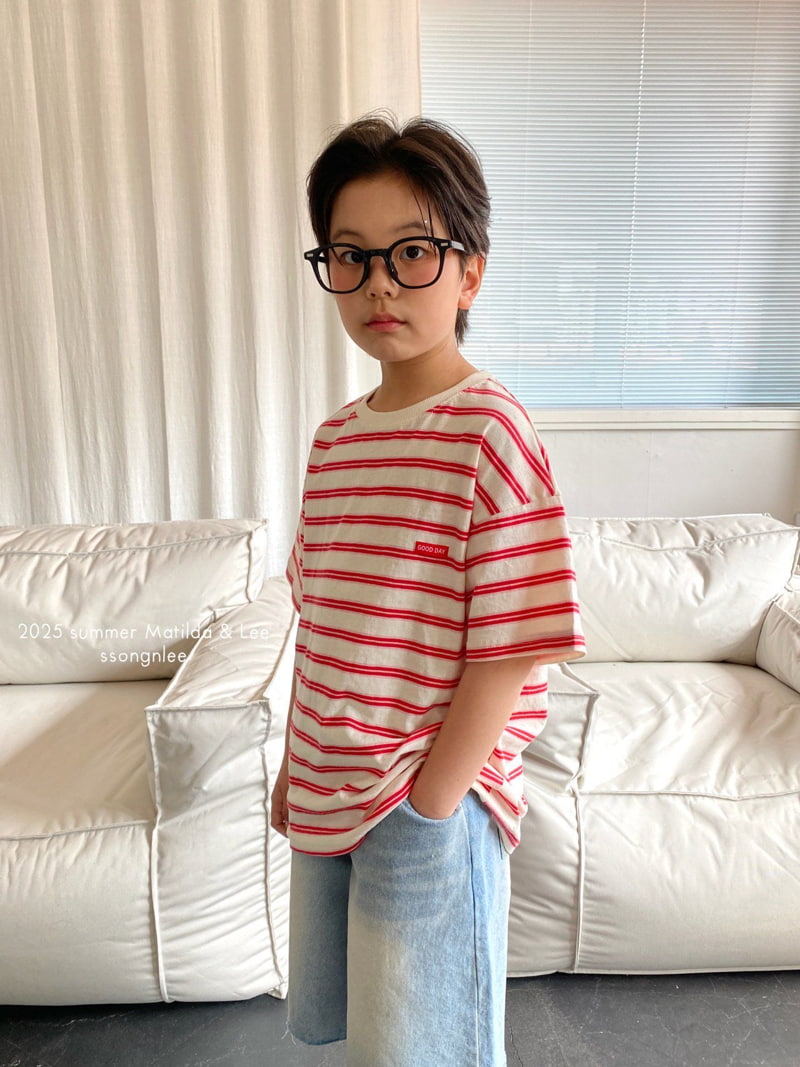 Matilda & Lee - Korean Children Fashion - #littlefashionista - Good Day Stripe Tee - 7