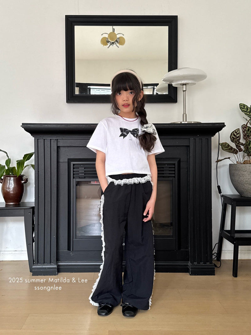 Matilda & Lee - Korean Children Fashion - #littlefashionista - Art Ribbon Tee - 8