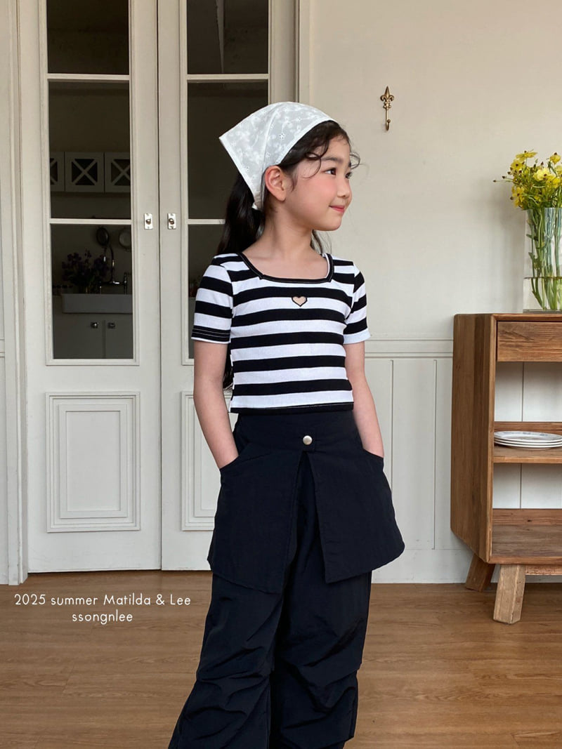 Matilda & Lee - Korean Children Fashion - #littlefashionista - Heart Hole Tee - 8