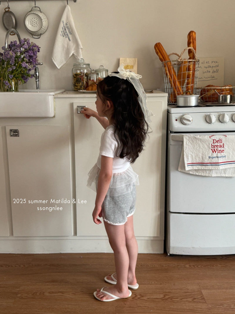 Matilda & Lee - Korean Children Fashion - #littlefashionista - Lace Wrap Shorts - 3