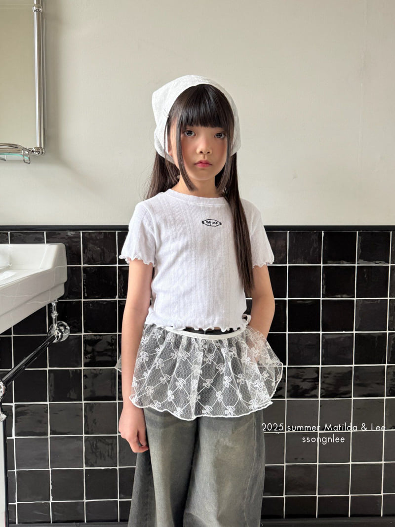 Matilda & Lee - Korean Children Fashion - #littlefashionista - Summer Ribbon Wrap Skirt - 6