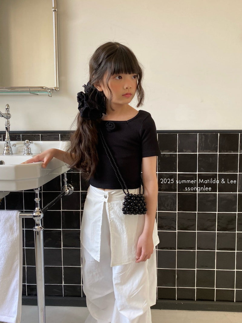 Matilda & Lee - Korean Children Fashion - #magicofchildhood - Rosie Crop Tee - 12
