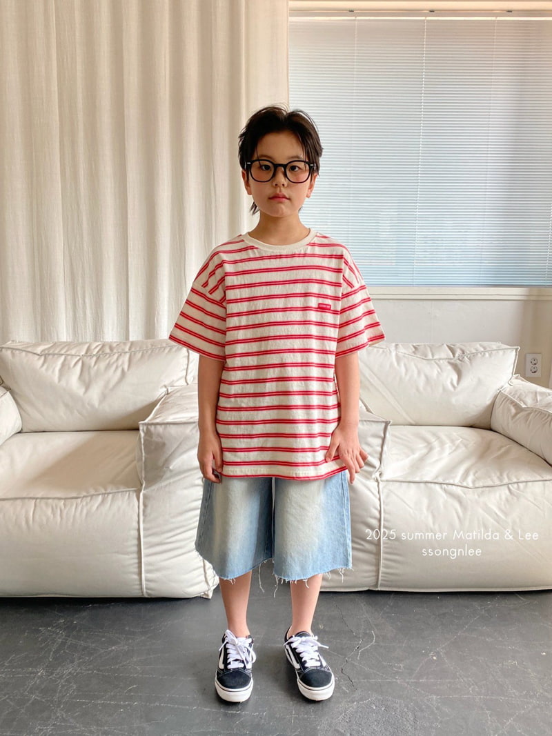 Matilda & Lee - Korean Children Fashion - #magicofchildhood - Good Day Stripe Tee - 8
